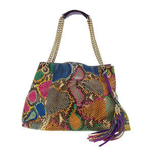Gucci Soho Chain Tote pebbled leather Shoulder Bag